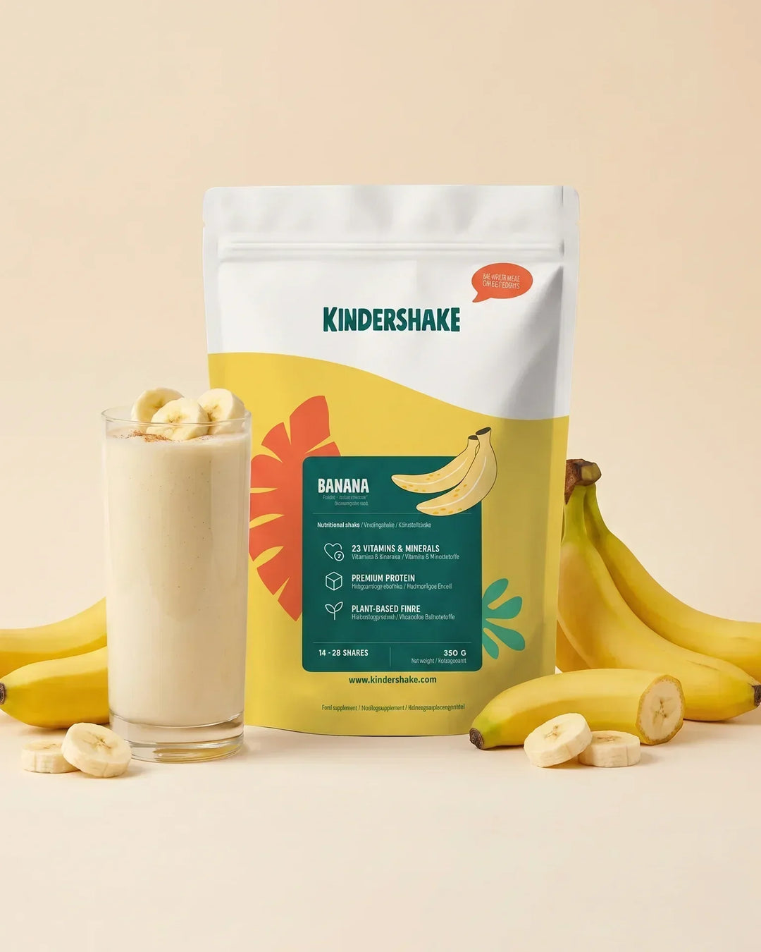 Kindershake in een duurzame pouch: handig, herbruikbaar en duurzamer