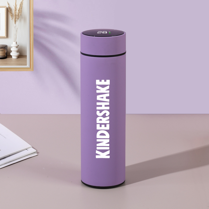 Waterfles met thermometer